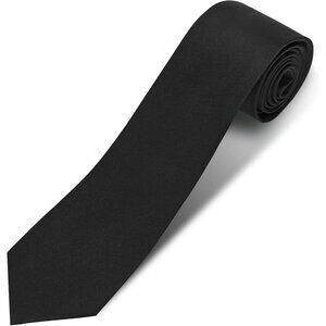 🆕Men's Black Ties  3.15" (8CM) Necktie Plain Formal Business Ties